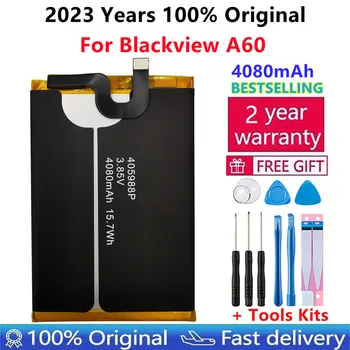 100% Novo Original 4080mAh Bateria Para Blackview A60 Telefone Inteligente Móvel Bateria de iões de lítio Baterias do Telefone Móvel + Free Tools