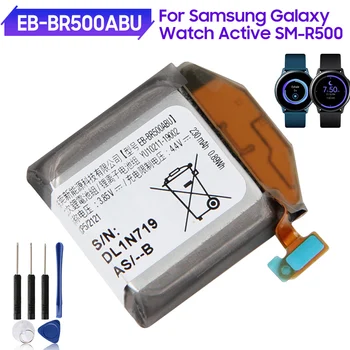 100% Original Bateria EB-BR500ABU para Samsung Galaxy Watch Active SM-R500 R500 Activo da Samsung Bateria de Substituição 236mAh