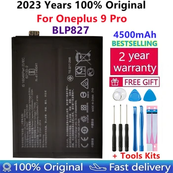 100% Original Novo de Alta Qualidade BLP827 Capacidade de 4500mAh Telefone Substituição da Bateria Para OnePlus 9Pro Um Plus 9 Pro Baterias de Ferramentas