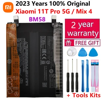 100% Original Xiaomi 11T Pro 5G Misturar 4 Mix4 Bateria Recarregável BM58 Celular Built-in bateria Li-lon 5000mAh * Substituição de Baterias