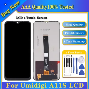 100% Testado Tela de LCD de Painel de Toque para Umidigi A11s Apresentar Digitalizador Assembly Completo Telefone de Substituição
