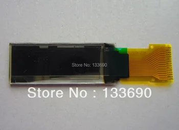 100PCS/Monte 0.91 Polegadas 128x32 Interno DC-DC de 15 pinos 4-Fio SPI Interface de Porta Serial OLED Branco Sobre Fundo Preto