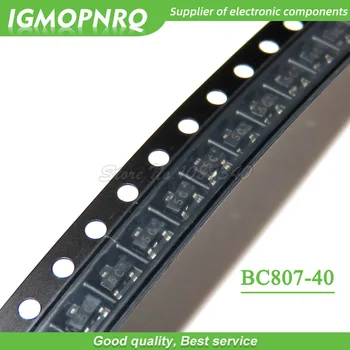 100pcs/monte BC807-40 BC807 SOT-23 transistor SMD Novo Original Frete Grátis