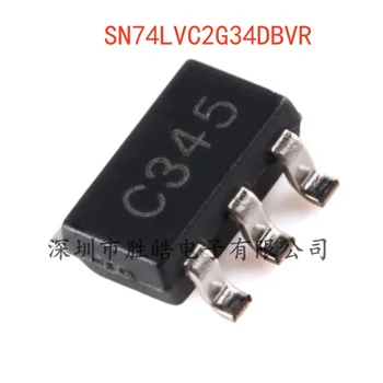 (10PCS) NOVO SN74LVC2G34DBVR 74LVC2G34 Duplo Buffer de Porta Chip SOT-23-6 SN74LVC2G34 Circuito Integrado