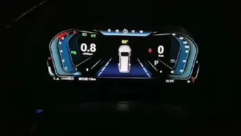 12.3 polegadas LCD android velocímetro de digitas do carro para Toyota RAV4 2018 digital automático GPS velocímetro cluster painel digital