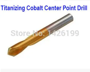 2 peças de Alta qualidade de 120 graus titanizing cobalto ponto central da broca de 8 mm