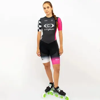 2023 Mulheres De Triatlo De Patinação Terno Pro Speed Inline Roller Skate Macacão Skinsuit Rápido De Patinagem De Velocidade De Patinação Corrida De Roupas