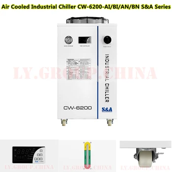 2023 Venda Quente Ar de refrigeração Industrial Chiller CW-6200-AI/BI/AN/BN S&A Série 5100W para o CO2 Máquina de gravação a Laser Ferramentas de Marcação
