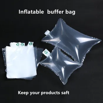 20pcs Transparente Inflável colchão de Ar os Sacos de Plástico em Embalagens à prova de Choque. Claro Almofada de Bloqueio de Bolsa para Manter os Produtos Saft
