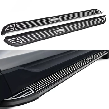 2Pcs se Encaixa para Mitsubishi Outlander 2013-2021 de Alumínio Fixa Executando o Conselho Passo para o Lado do Pedal do Lado do Tubo Nerf Bar Plataforma