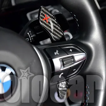 3D Estilo Volante de Carbono Shift Paddle Definido para a BMW F87 M2 M2c F80 M3 F82 F83 M4 e Todos os Chassis da Série F F1x F2x F3x