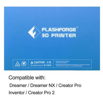 5pcs Pré-corte Construir Placa de Fita Para Flashforge Creator Pro 2/Creator Pro /Sonhador/Sonhador NX/Inventor Impressora 3D, 3D, as peças da impressora