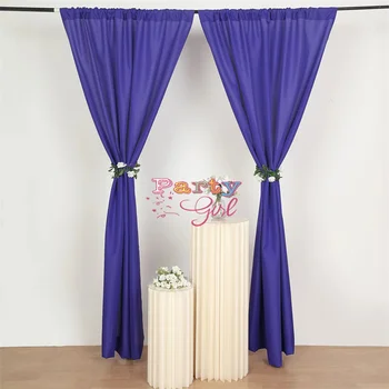 5X10FT Poli pano de Fundo Cortina da Porta de Casamento Photo Booth do Fundo de Fase de Evento Banquete de Decoração