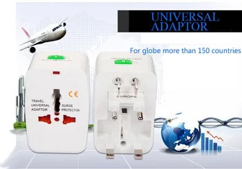 Adaptador Universal para o mundial do turismo, universal, adaptador conversor universal plug Coreia do Sul adaptador de tomada padrão