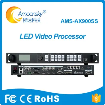 AMS-AX900SS Versátil Vídeo de LED Controlador Perfeitamente Apoio da Tela de salvamento do Modelo de Chamada de Comutação Contínua Com o Envio de Cartão de MSD600