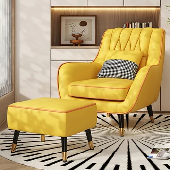 Banquete Da Rainha Modernas Cadeiras De Sala De Estar De Volta Suporte De Design Italiano Preguiçoso Sofá Andar Sala Poltrona Nórdicos Cadeiras Para Pequenos Espaços Móveis Para Casa