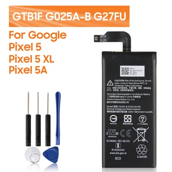 Bateria de substituição G025A-B Para o Google Pixel 5 XL Pixel 4A 5G Pixel 5a GTB1F Para o Google Pixel 5 Pixel5 4000mAh +Ferramentas