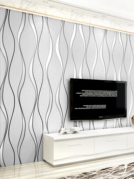 beibehang 3D veludo couro espessamento de parede quarto sala de estar, sofá PLANO de fundo moderno listrado papel de parede papel de parede
