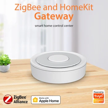 Casa inteligente Tuya Gateway de Hub Zigbee Multi-modo wi-Fi Ponte Para a Vida Inteligente da Apple HomeKit Aplicativo de Controle de Voz Alexa Google Assistente