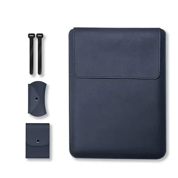 Caso saco para Macbook 13 11 Pro de 15 Polegadas Notebook Case Luva de Saco de Couro estojo para Laptop Macbook Air 13 Retina 12