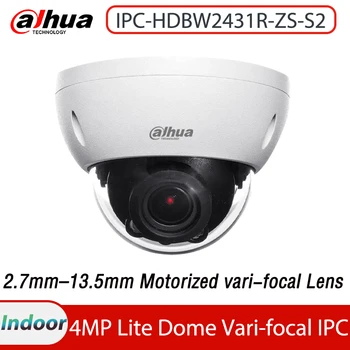 Dahua IPC-HDBW2431R-ZS-S2 4MP IR 40M Starlight 2,7 mm–13,5 mm Motorizado Vari-focal da Cúpula de Segurança de Rede PoE Camera IP IP67 IK10