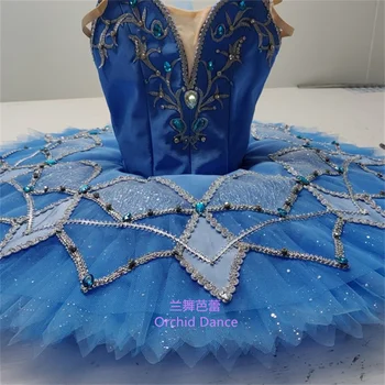 De Fábrica Por Atacado Profissional De Alta Qualidade Tamanho Personalizado Clássico Adulto Meninas Pássaro Azul Ballet Tutu Fantasias