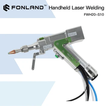 De mão de Soldagem a Laser de Corte Limpeza de Arma de Potência Nominal 0-2kW com QBH Conector lente de comprimento de Onda de 1064nm para a Fibra de Laser Máquina