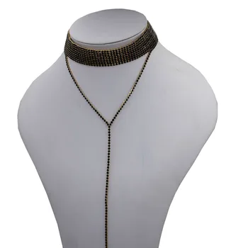 De strass, gargantilha de Cristal Jóia de Luxo, Gargantilhas 2021 Gola chocker robusto Instrução colares de jóias Acessórios