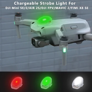 Drone Luzes Anti-Colisão Exigível Noite de Luz da Lâmpada de DJI Mini 2 /Mavic MINI SE/2/AR 2S/DJI FPV/MAVIC 2/FIMI X8 SE