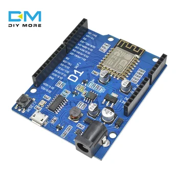 Eletrônica inteligente ESP-12E WeMos D1 R3 CH340 CH340G wi-Fi Conselho de Desenvolvimento Baseado ESP8266 Shield para Arduino IDE Compatível