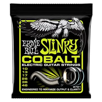 EniBall Slinky Cobalto Cordas De Guitarra 2721 2723 2727 Slinky Cobalto Exclusivo Para A Música Rock, Guitarra, Acessórios , Frete Grátis