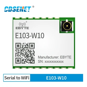 ESP8285 Serial UART para wi-Fi Módulo sem Fio de 2,4 GHz 20dBm Transmissão Transparente Conselho de Controle de E103-W10 TCP/IP NO Comando IPEX