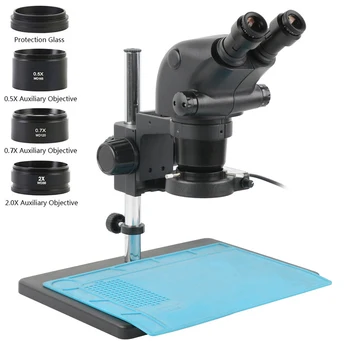 Industrial Laboratório De 3,25 X-130-X 6,5 X-65X Zoom Contínuo Estéreo Microscópio Binocular Microscópio, que a Cirurgia do PWB de Solda Jóias