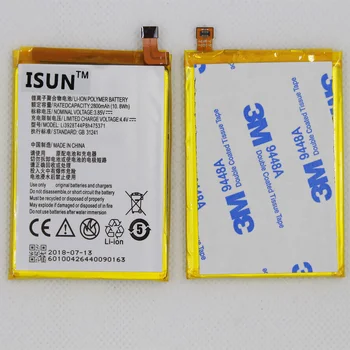ISUNOO 10pcs/lot Li3928T44P8h475371 Bateria para ZTE Blade A1 AXON Mini B2015 C880 C880A C880S Xiaoxian 3 2800mAh