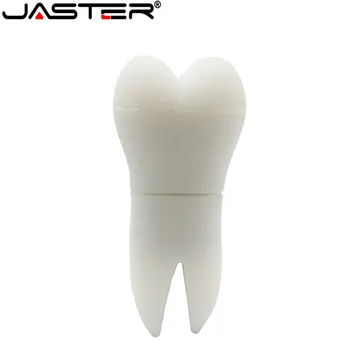 JASTER Dente em forma de pen drive dentes modelo de unidade flash usb pendrives de 4GB 8GB 16GB 32GB 64GB cartoon memory stick presente especial