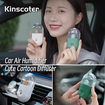 KINSCOTER Inverno Humidificador do Ar do Carro sem Fio Portátil Mini USB Névoa Difusor Pulverizador Purificador Como Um Presente de Hidratar A Pele