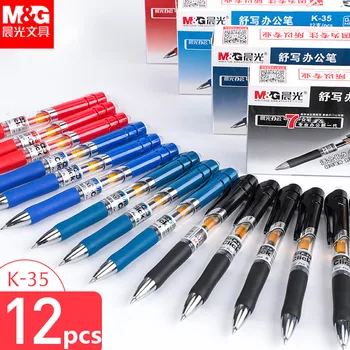 M&G K-35 0,5 mm tipo push neutro caneta alunos office caneta especial 12pcs/caixa de