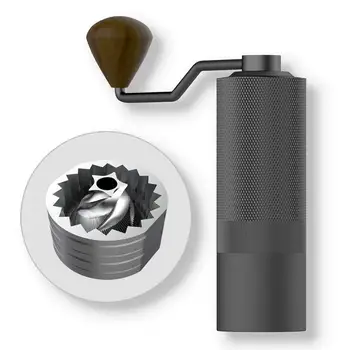 Manivela moedor de café para casa de mão portátil-italiano fez manual moedor de café de aço inoxidável do coração-a moagem de café, máquina de