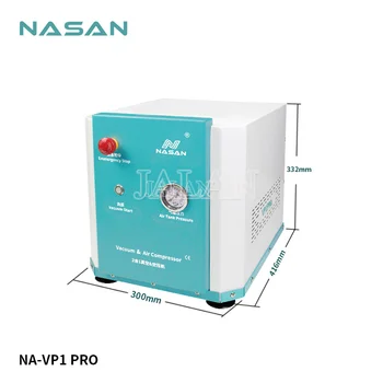 NASAN NA-VP1 PRO 2 em 1 Máquina de Bomba de Vácuo e compressor de Ar para o Telefone Celular de LCD de Reparação de Laminação de Bolha Removedor de Máquina