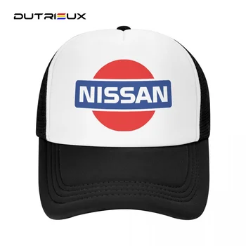 Nissan Datsun Motor Logotipo Vintage Marca De Moda Boné De Beisebol Respirável Homens Mulheres Verão De Malha Htas Caps