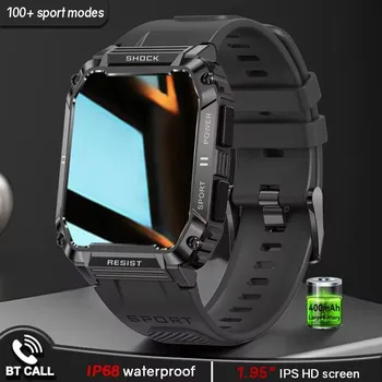 Nova T3 três-prova de smart watch 1.95-polegadas tela 8763EW de chamada Bluetooth 400 mAh IP68 waterproof a smart watch