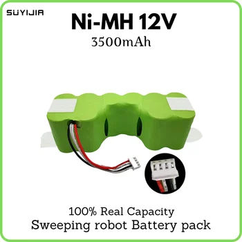 Novo 3500mAh bateria Recarregável de 12V da Bateria Ni-MH DE55 para-Ecovacs Deebot DE5G DM88 902 901 610 Robô Aspirador de pó Bateria