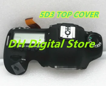 Novo Para Canon EOS 5DIII 5D Mark III 5D3 LCD Topo de Cabeça de Flash Tampa Flash Shell Botão de UNIDADE