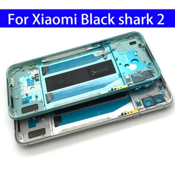 NOVO Para o Xiaomi Mi Tubarão Preto 2 Skw-h0 Traseira da Bateria Porta Traseira de Substituição de Tampa de Caso Com o botão do Lado do Chaves