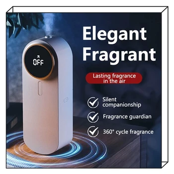 O novo Luxo Recarregável USB Aromaterapia Perfume Humidificador do Ar do Carro Ambientador Máquina Sem água Óleo Essencial de Carro Difusor de Aroma