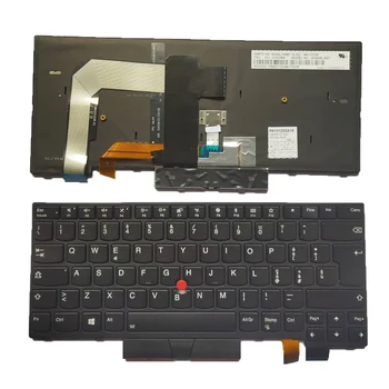 O Teclado do portátil de Lenovo Thinkpad T470 T480 A475 A485 É Retroiluminado com o Ponto
