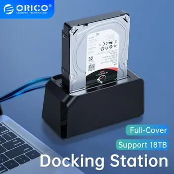 ORICO USB 3.0, SATA HDD Docking Station Leitor para 2.5/3.5 Polegadas HDD disco Rígido SSD Estação de Encaixe Completo-Capa