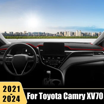 Painel do carro de Evitar a Tampa da Luz Para Toyota Camry 70 XV70 Híbrido 2021 2022 2023 2024 Não-Derrapante, Anti-UV Caso Protetor de Acessórios