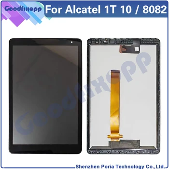 Para Alcatel 1T 10 8082 Tela LCD Touch screen Digitalizador Assembly de Reparação de Peças de Reposição