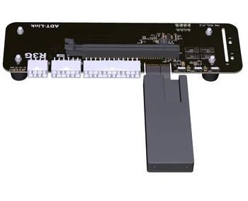 Placa gráfica externa PCIe x16 Thunderbolt 3 PCI-e 16x TB3 extensão de cabo PCI-Express eGPU Adaptador de notebook itx stx nuc